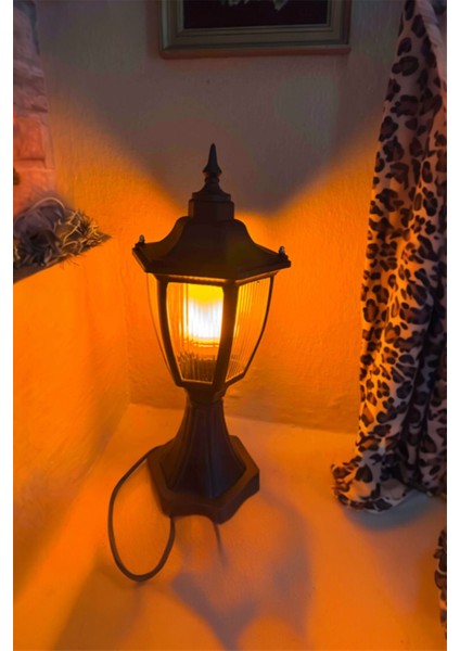 Altıgen Direk Üstü Bahçe Armatürü, Siyah, Şık ve Dayanıklı Bahçe Aydınlatması indirimleri