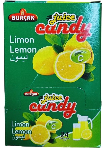 Içecek Tozu Limon Aromalı Toz Içecek 24 Adet