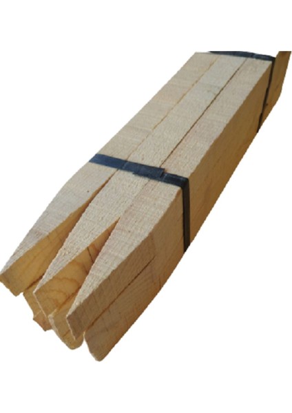 4 Adet Renkli 2X2X150 cm Ahşap Fidan Destek Çubuğu Seti modelleri