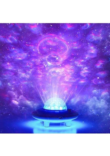 Siyah LED Projektör Hoparlör Ufo Gece Lambası, ve Şık Tasarım fiyatları