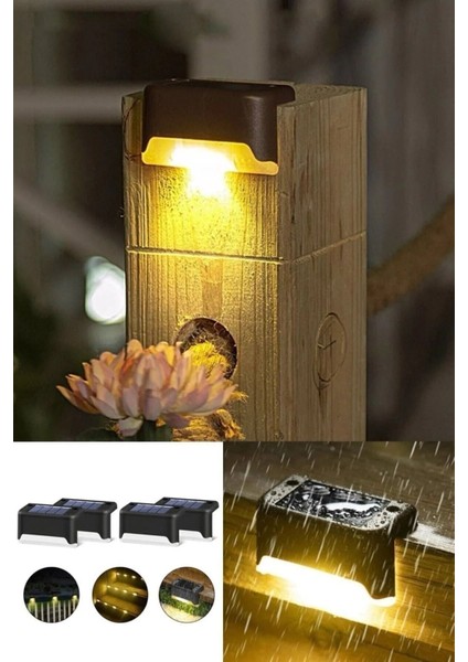 Çok Renkli Solar Bahçe ve Balkon LED Aydınlatma Seti