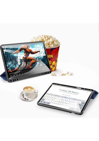Dux Ducis Sm Galaxy Tab S8 (X700/X706) S7 (T870/T875/T876B) Kılıf Kalem Yerli Mık - YKD1086-5573