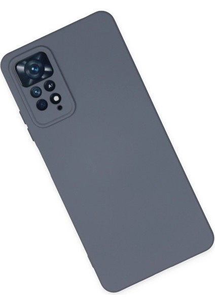 Xiaomi Redmi Note 11 Pro Kılıf Nano Içi Kadife Silikon - Gri - YKD9712-7172