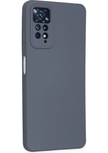 Xiaomi Redmi Note 11 Pro Kılıf Nano Içi Kadife Silikon - Gri - YKD9712-7172