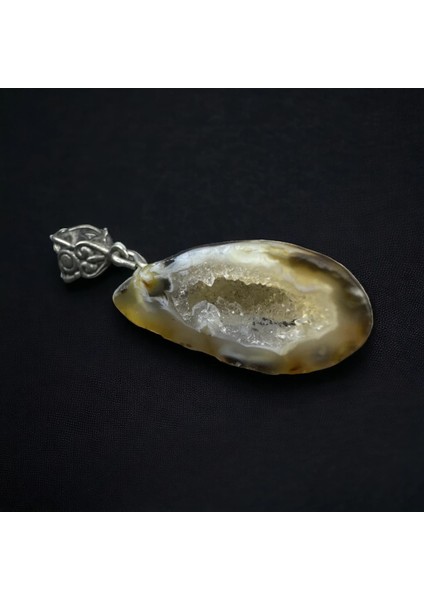 Ham Akik Gümüş Kolye fiyatları