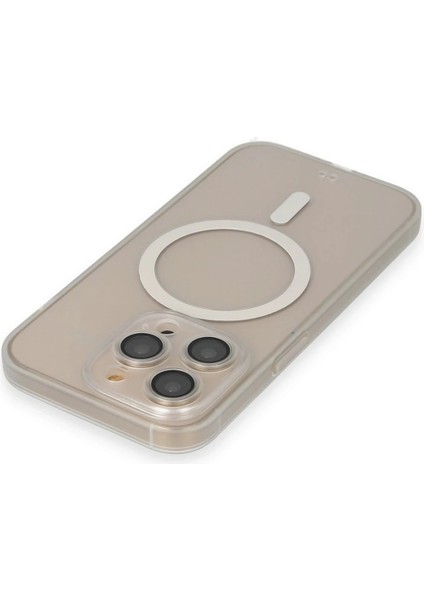 iPhone 14 Pro Kılıf Grand Magneticsafe Kapak - Şeffaf - YKD5947-7242