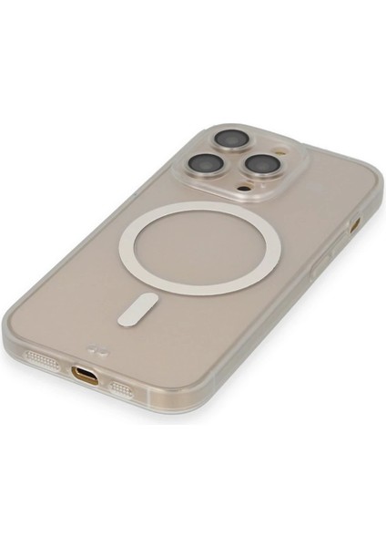 iPhone 14 Pro Kılıf Grand Magneticsafe Kapak - Şeffaf - YKD5947-7242