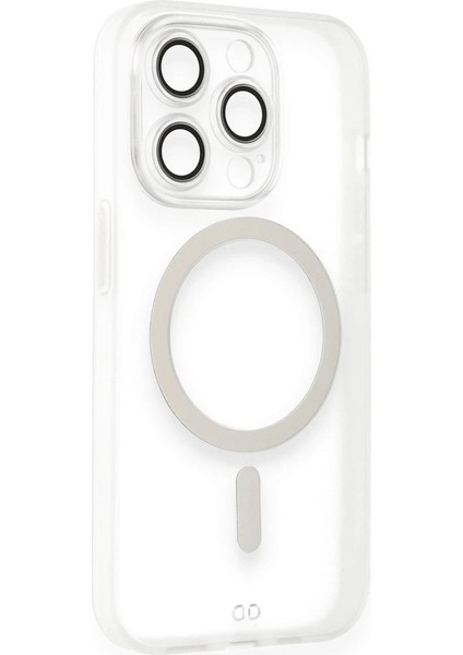 iPhone 14 Pro Kılıf Grand Magneticsafe Kapak - Şeffaf - YKD5947-7242