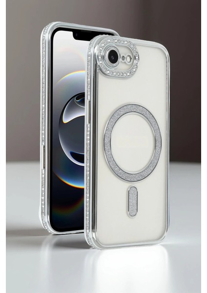 Apple iPhone 16E Joke Simli Magneticsafe Kılıf - Gold - YKD9827-6140