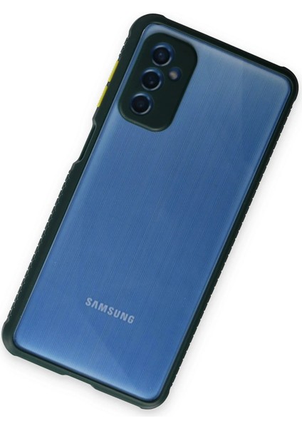 Samsung Galaxy M52 5g Kılıf Miami Şeffaf Silikon - Koyu Yeşil - YKD7027-2327 modelleri