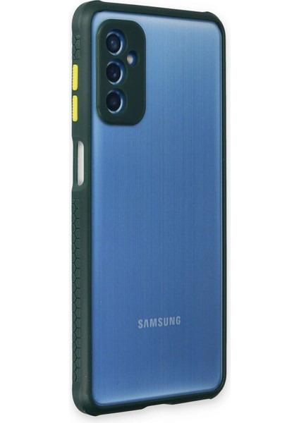 Samsung Galaxy M52 5g Kılıf Miami Şeffaf Silikon - Koyu Yeşil - YKD7027-2327 fırsatları