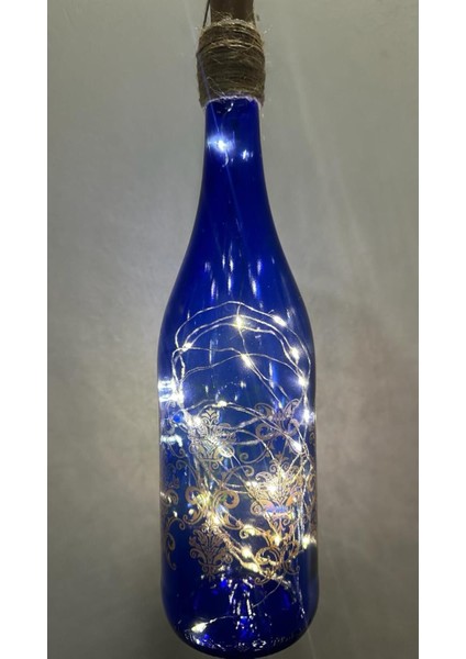 Mavi Rüya Peri LED Aydınlatmalı Dekoratif Cam Şişe Aplikası fırsatları