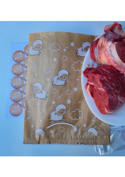 4lü Set Paket+ Kalın Buzdolabı Poşeti+Etiket+ Klips