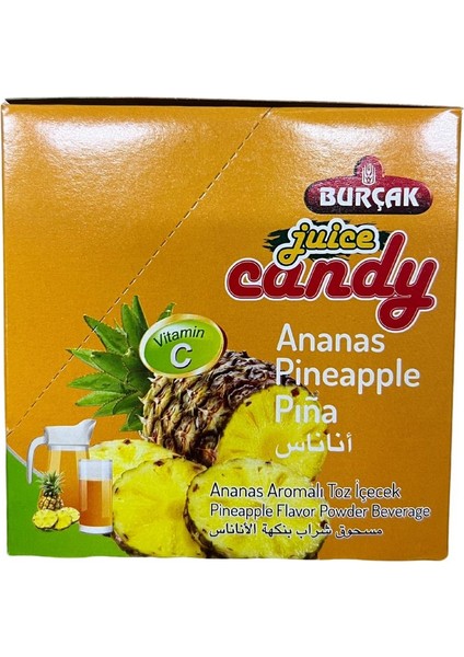 Içecek Tozu Ananas Aromalı Toz Içecek 24 Adet
