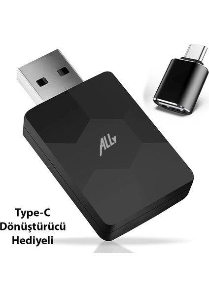 Ally Kablosuz Car Play Adaptörü Apple ve Android Cihazlar Için Wireless Carplay ? - YKD4151-8338