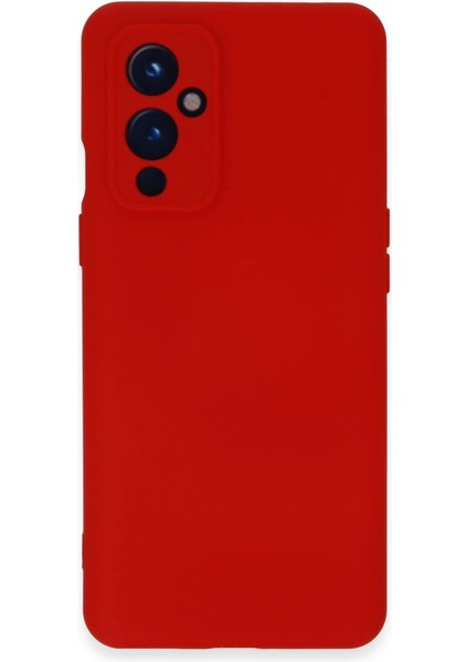 One Plus 9 Kılıf Nano Içi Kadife Silikon - Kırmızı - YKD6709-6537