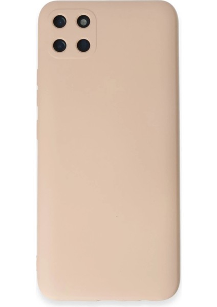 Realme C11 Kılıf Nano Içi Kadife Silikon - Pudra - YKD7583-3214