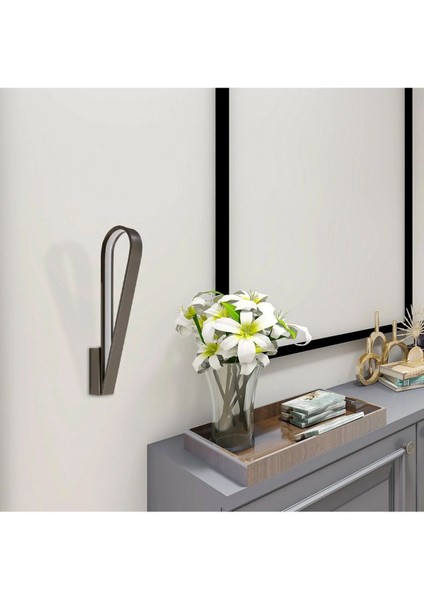 Şık Siyah 40CM LED Aplikasyon, Modern Dekorasyon Için Mükemmel Seçenek