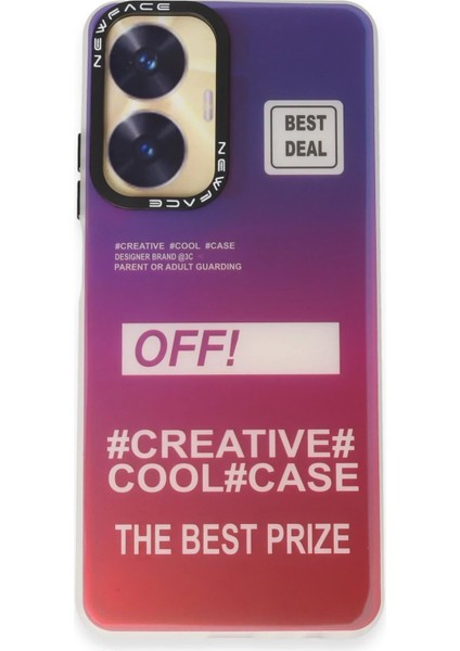 Realme C55 Kılıf Estoril Desenli Kapak - Estoril - 9 - YKD5726-6127