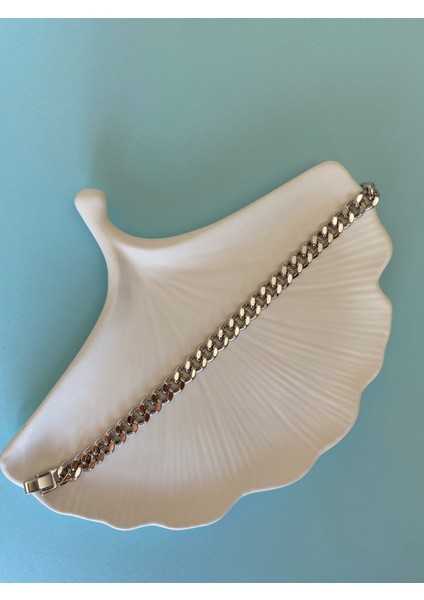 Xuping Orta Kalın Klasik Silver Zincir Bileklik modelleri