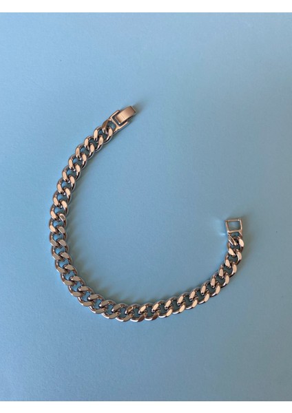 Xuping Orta Kalın Klasik Silver Zincir Bileklik indirimleri