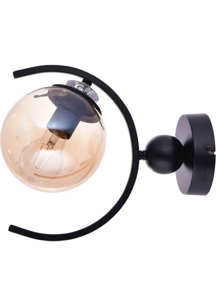 Siyah Gülçe Aplike, Şık ve Şeffaf Bal Camlı Dekoratif Ürün fiyatları