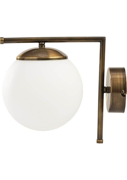 Kahverengi Eskitme Camlı Kol Aplik, Şık ve Zarif Tasarım. fırsatları