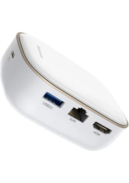 Baseus 6in1 USB Type C Çok Fonksiyonlu Hub B 3.0RJ45HDMISDMICRO Sd) 60W-(1903) - YKD7780-3949