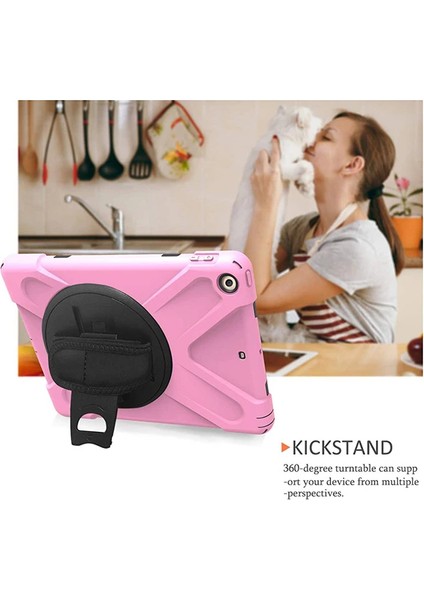 Ipad Pro 10.5 3 Katmanlı Standlı Zırh Kılıf/shockproof CASE-(1903) - YKD6147-8838