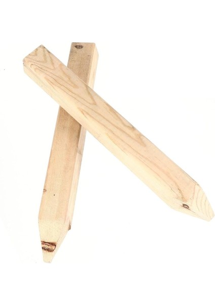 2X2X50 cm (10 Adet) Renkli Fidan Destek Çubuğu Ahşap Çıta