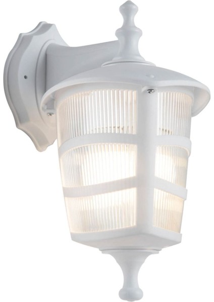 Üçgen Beyaz Ters Duvar Aplik Bahçe ve Balkon Için Dış Mekan Aydınlatması