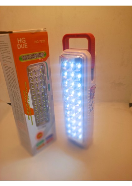 30 LED Şarjlı Işıldak HG-7625 Kamp Lambası