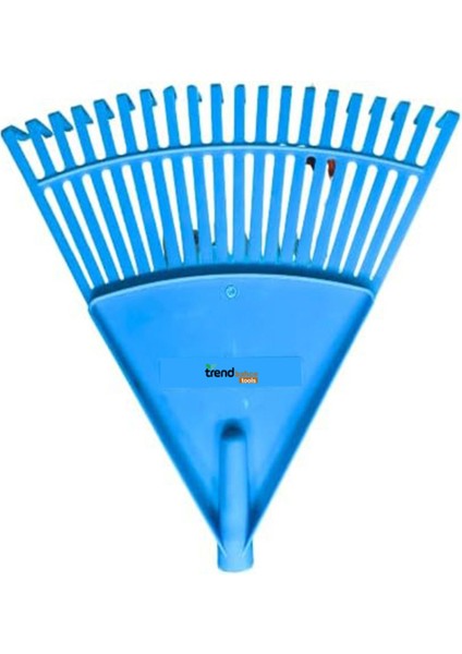 Mavi Plastik Bahçe Tırmığı, Dayanıklı ve Hafif Bahçe Aracı