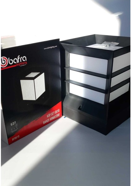 Küçük Küp Seti, Bahçe Dekor, Siyah, Şık ve Kullanışlı Tasarım