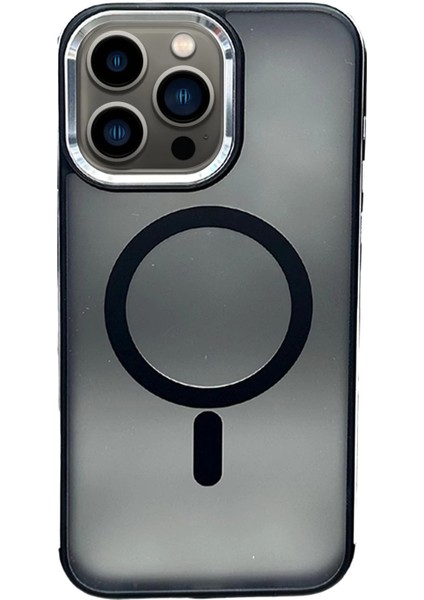 Iphone 15 Pro Solid Magsafe Kapak - Titan Gri Dsdrn