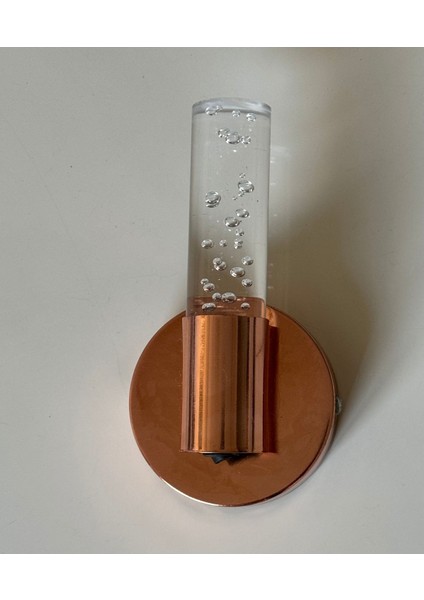 Şık Bakır Kaplama Pilli Duvar Aplikası, LED Aydınlatma, Modern Tasarım modelleri