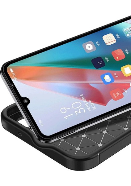 Infinix Smart 9 Kılıf Auto Focus Karbon Kapak - Siyah - YKD8789-3814