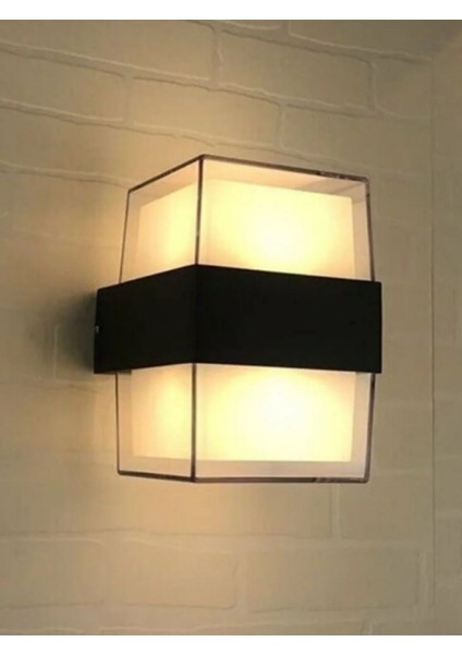 Dış Mekan Aplik 10X13 cm IP64 220V 800 Lm Siyah