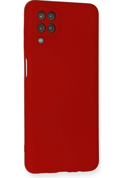 Samsung Galaxy A12 Kılıf Nano Içi Kadife Silikon - Kırmızı - YKD7770-8996 fiyatları