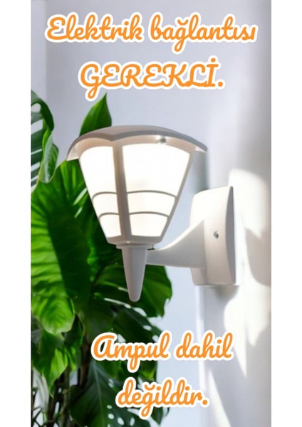 E27 Duylu Beyaz Kasa Çok Amaçlı Iç ve Dış Mekan Aydınlatma Yüzeyi