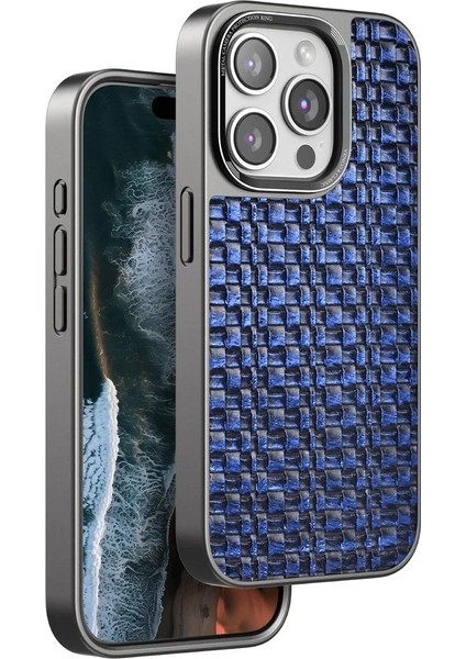 iPhone 14 Pro Brand Kapak - Lacivert - YKD5640-7200