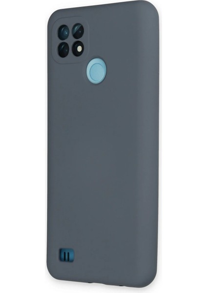 Realme C21 Kılıf Nano Içi Kadife Silikon - Gri - YKD4329-2816 fiyatları
