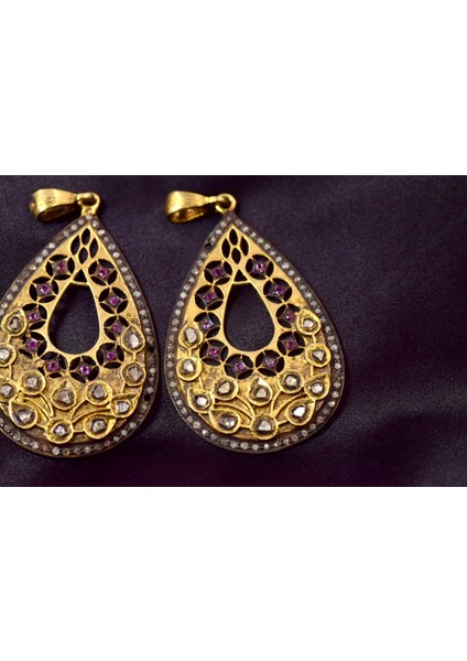 Yakut ve Elmas Antika Kolye fiyatları