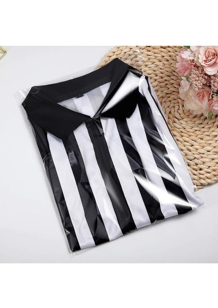 25 Adet 28X34 Bantlı Çeyiz Poşeti (Yapışkanlı) Şeffaf Jelatin Poşet Parlak Poşet