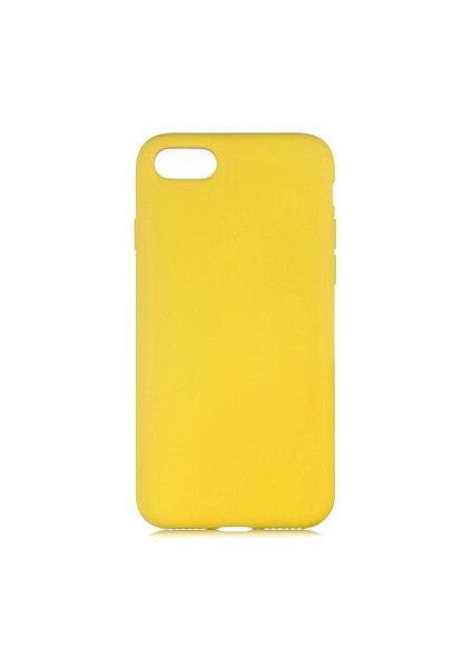 iPhone SE 2020 Kılıf Kılıf İçi Kadifeli Esnek Kadifon Lansman Premium Silikon Case Cover