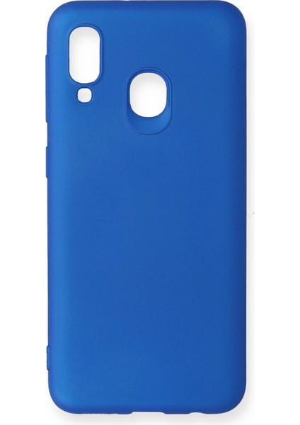 Samsung Galaxy A20E Kılıf First Silikon - Mavi - YKD1710-8365