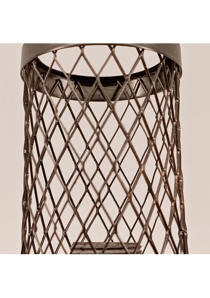 Şık Siyah Metal Kafes Aplik, Modern ve Zarif Duvar Aydınlatması fiyatları