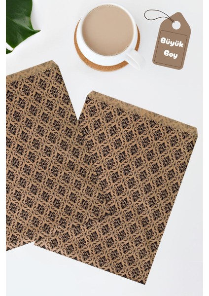 20 Adet 30X40 Damask Desenli Kutu ve Ambalaj Hediye Paketi