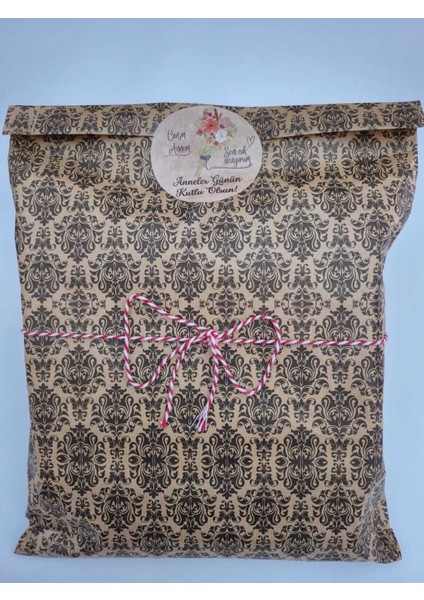 20 Adet 30X40 Damask Desenli Kutu ve Ambalaj Hediye Paketi