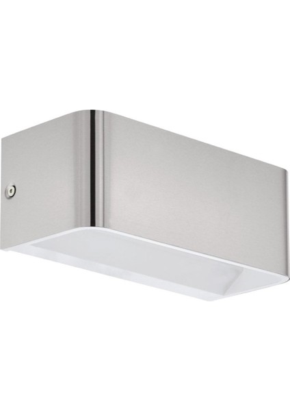 Şık Nikel Renkli Alüminyum Duvar Aydınlatması, IP20, 10W, Modern Tasarım